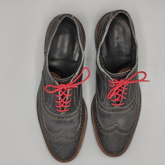 Allen Edmonds Men's Neumok Wingtip Leather Shoes - Picture 4 of 9